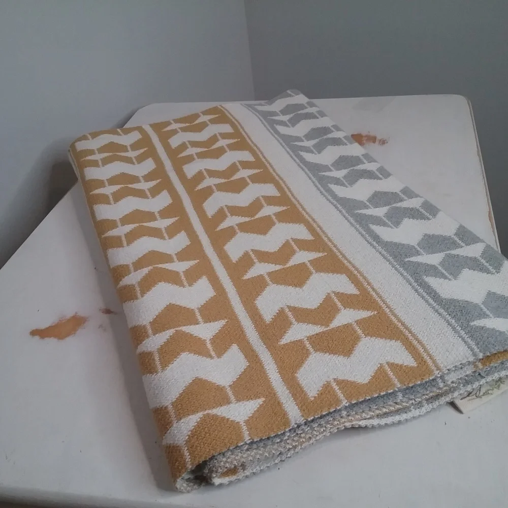 In2green Long table runner Navajo woven cotton